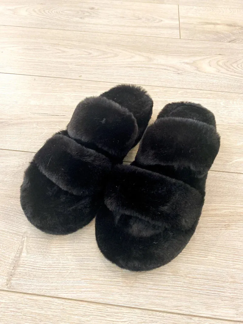 MAXINE FLUFFY PLATFORM SLIDES