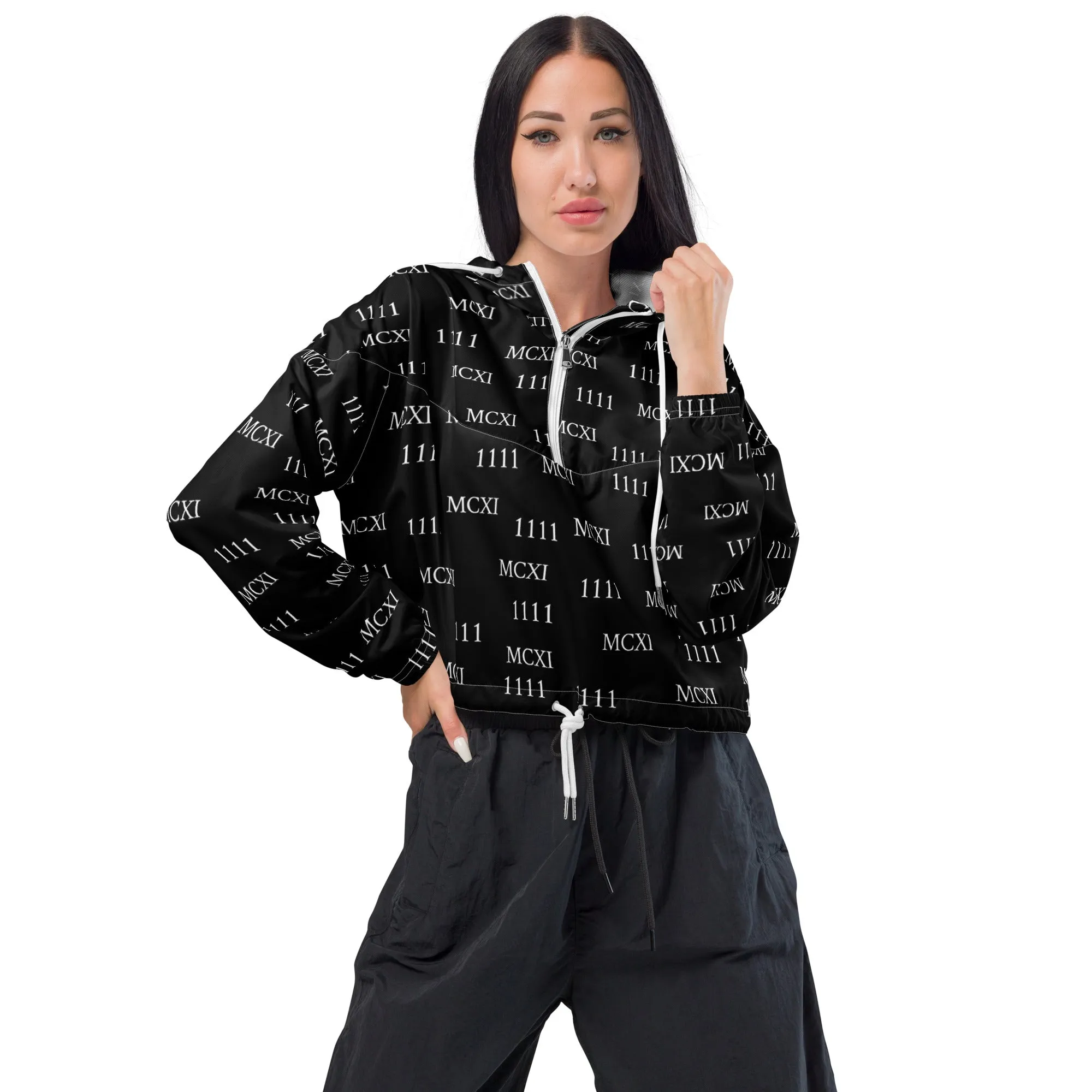 *MCXI/1111 Women’s cropped windbreaker