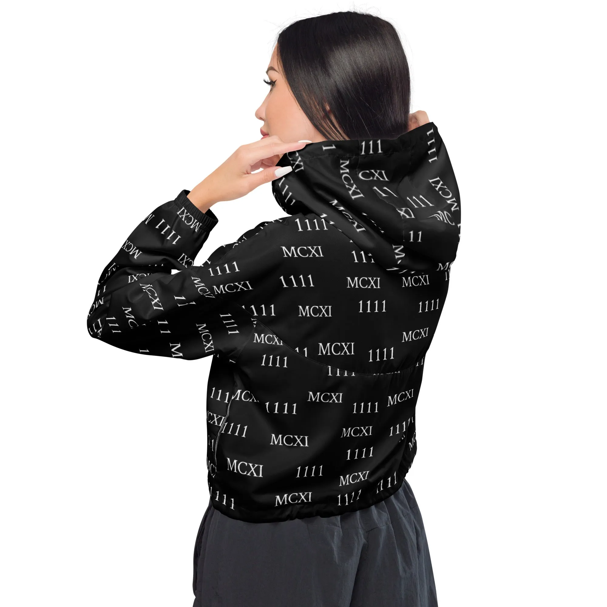 *MCXI/1111 Women’s cropped windbreaker