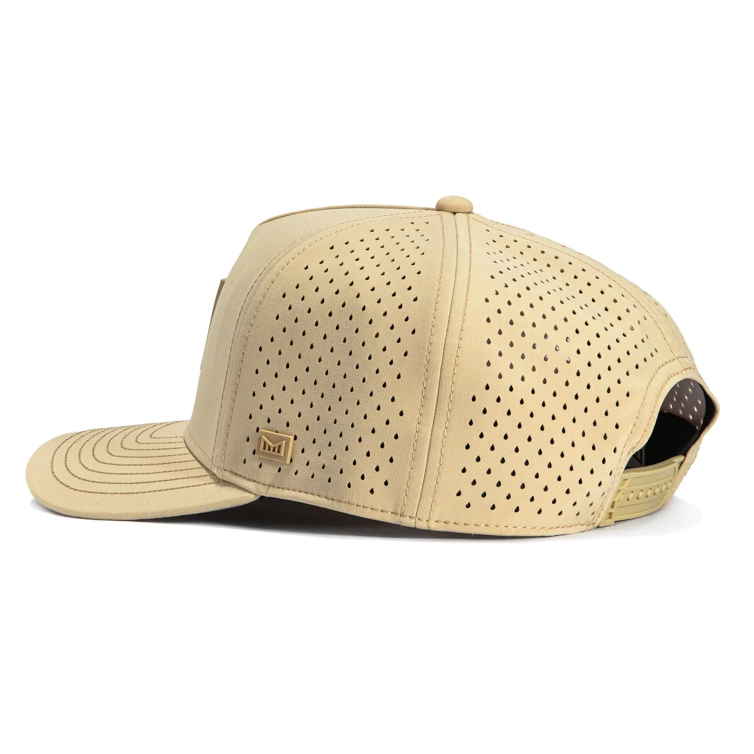 Melin Odyssey Stacked Hydro Snapback Hat - Khaki