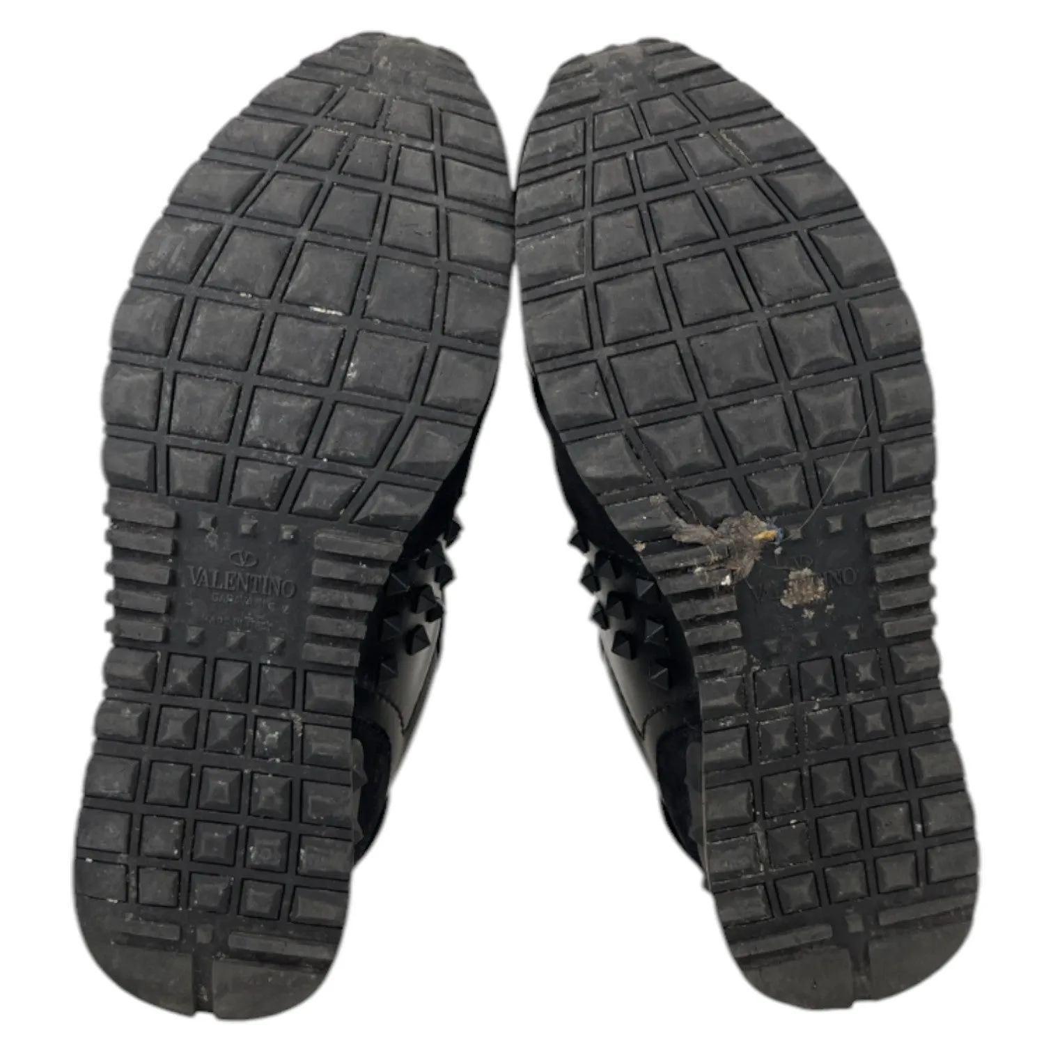 Men's Rockstud Low Trainers Black Size EU 41 / UK 7
