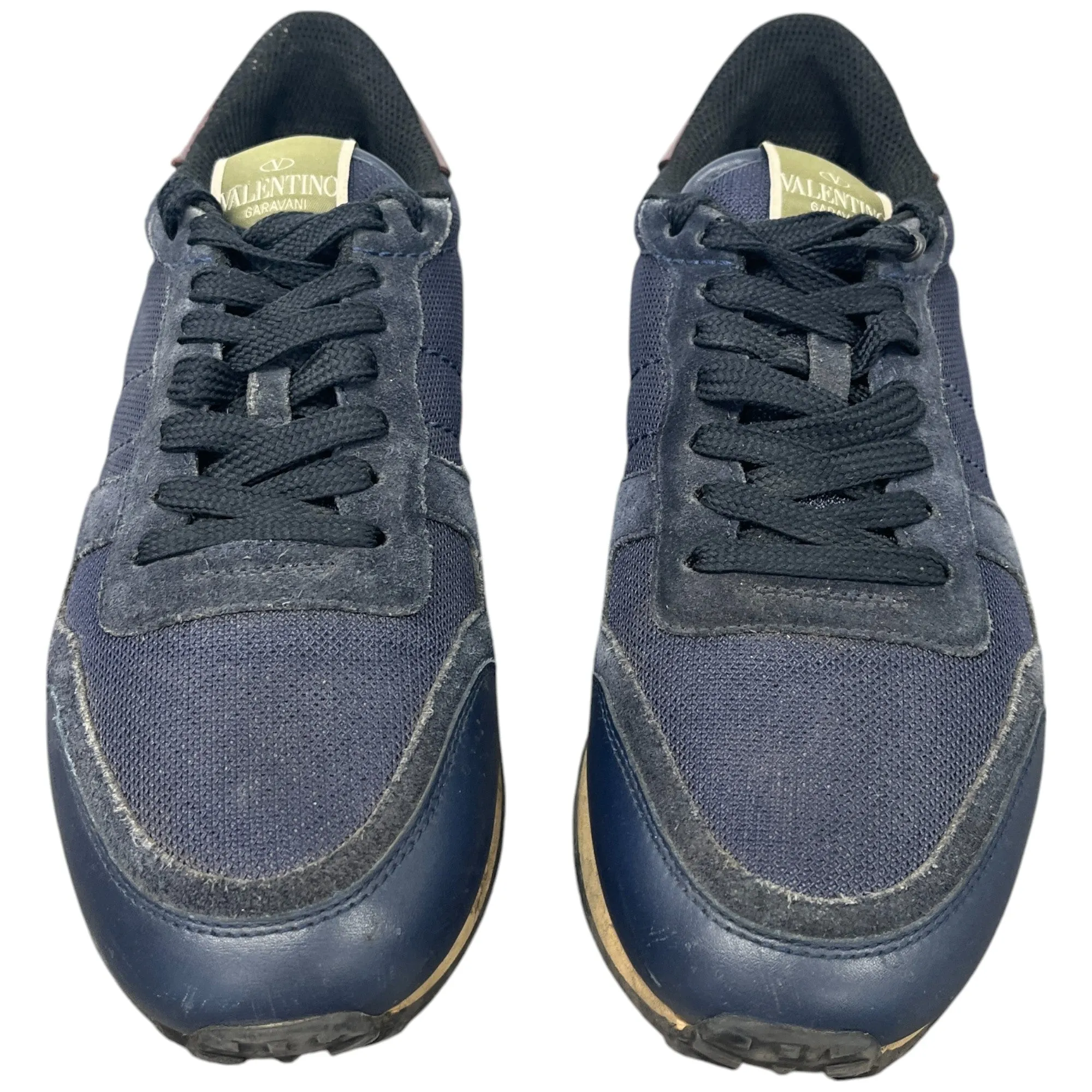 Men's Rockstud Low Trainers Navy Size EU 39 / UK 5
