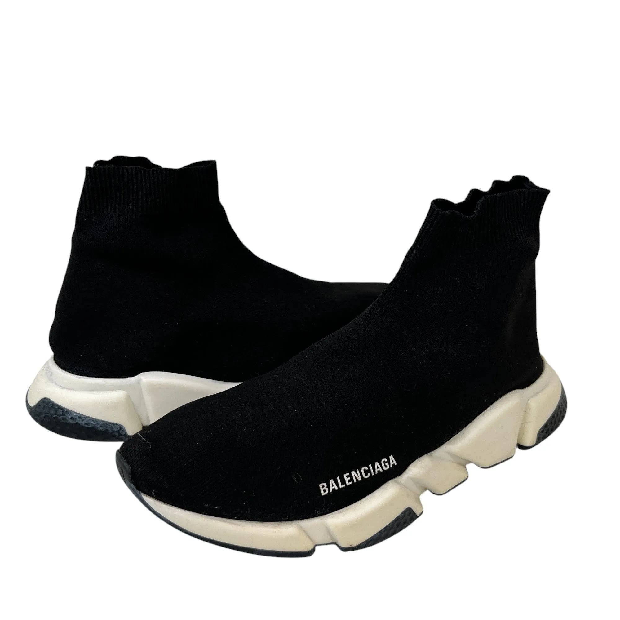 Men's Speed Sock High Trainers Black Size EU 45 / UK 11