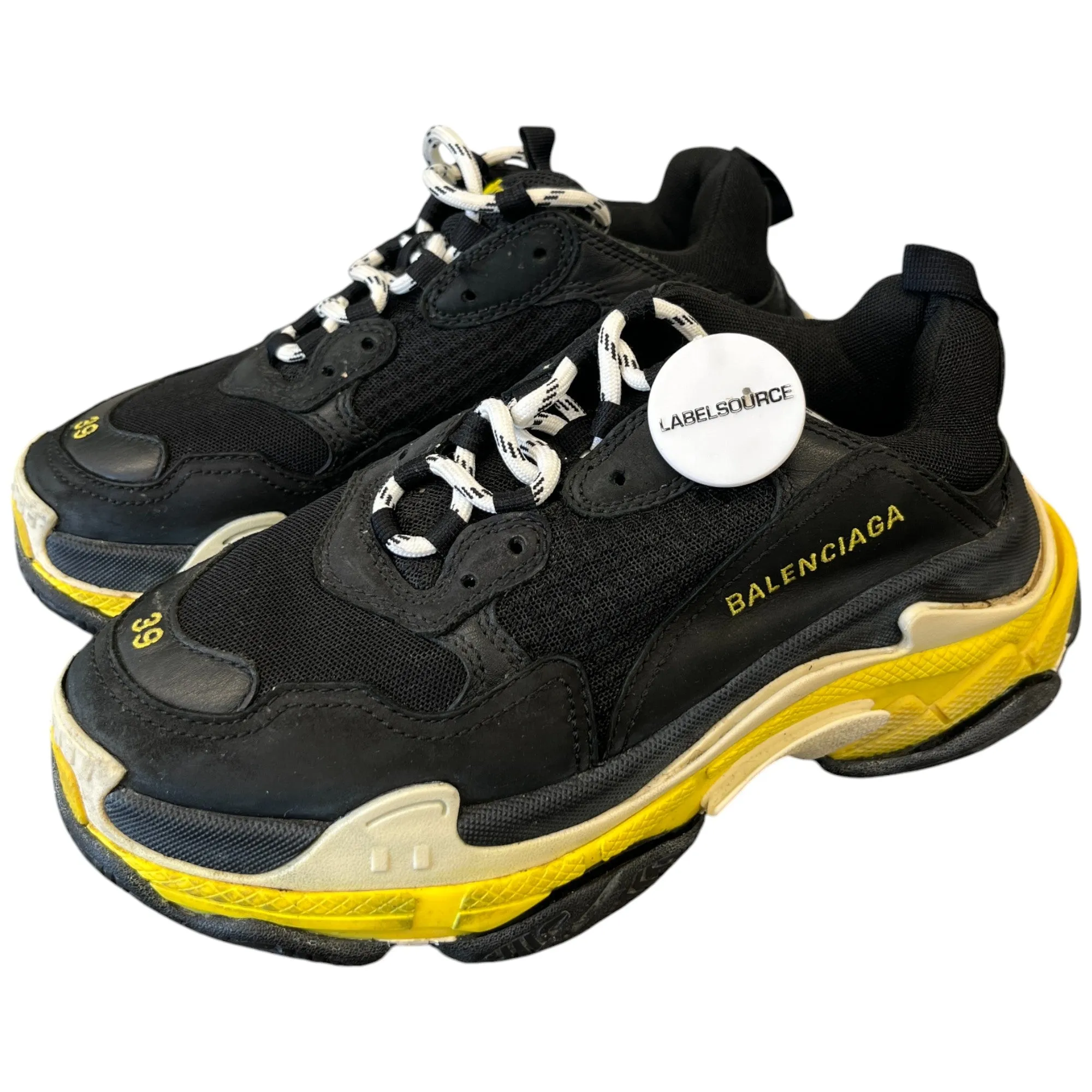 Men's Triple S Low Trainers Black Size EU 39 / UK 5