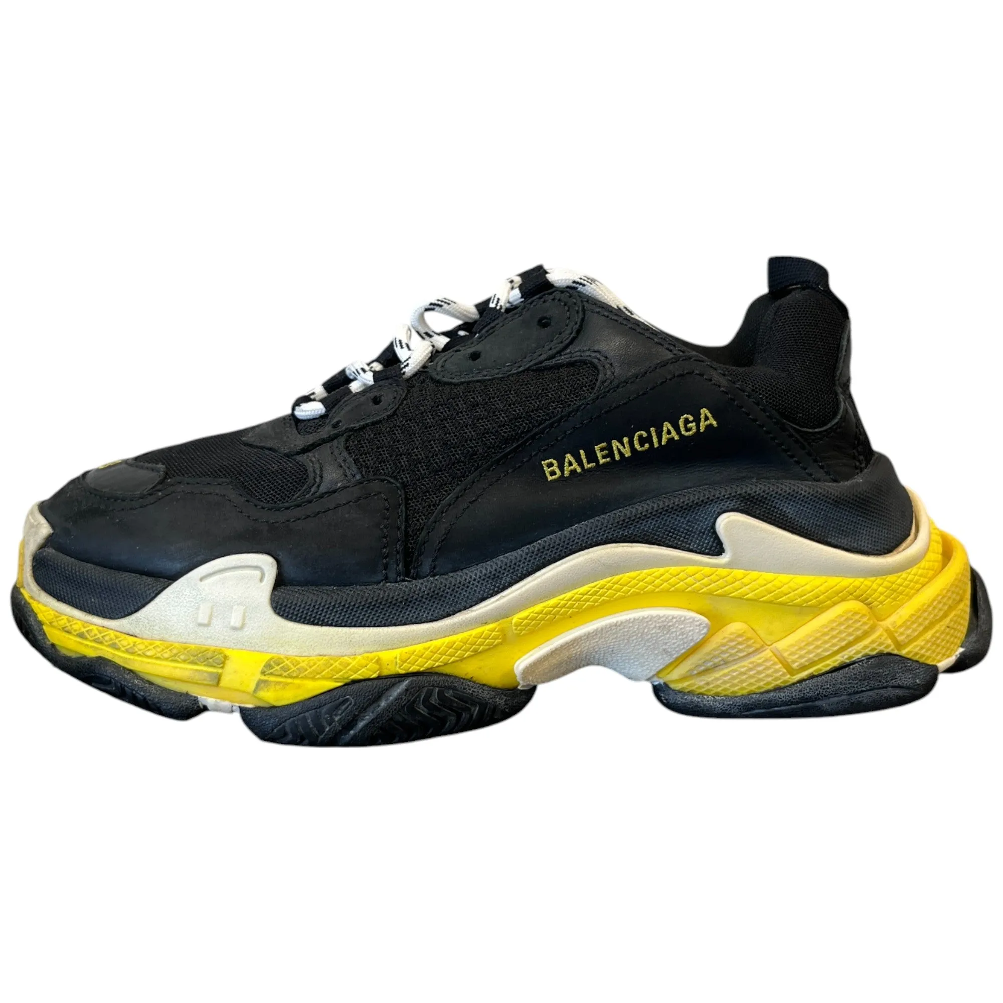 Men's Triple S Low Trainers Black Size EU 39 / UK 5