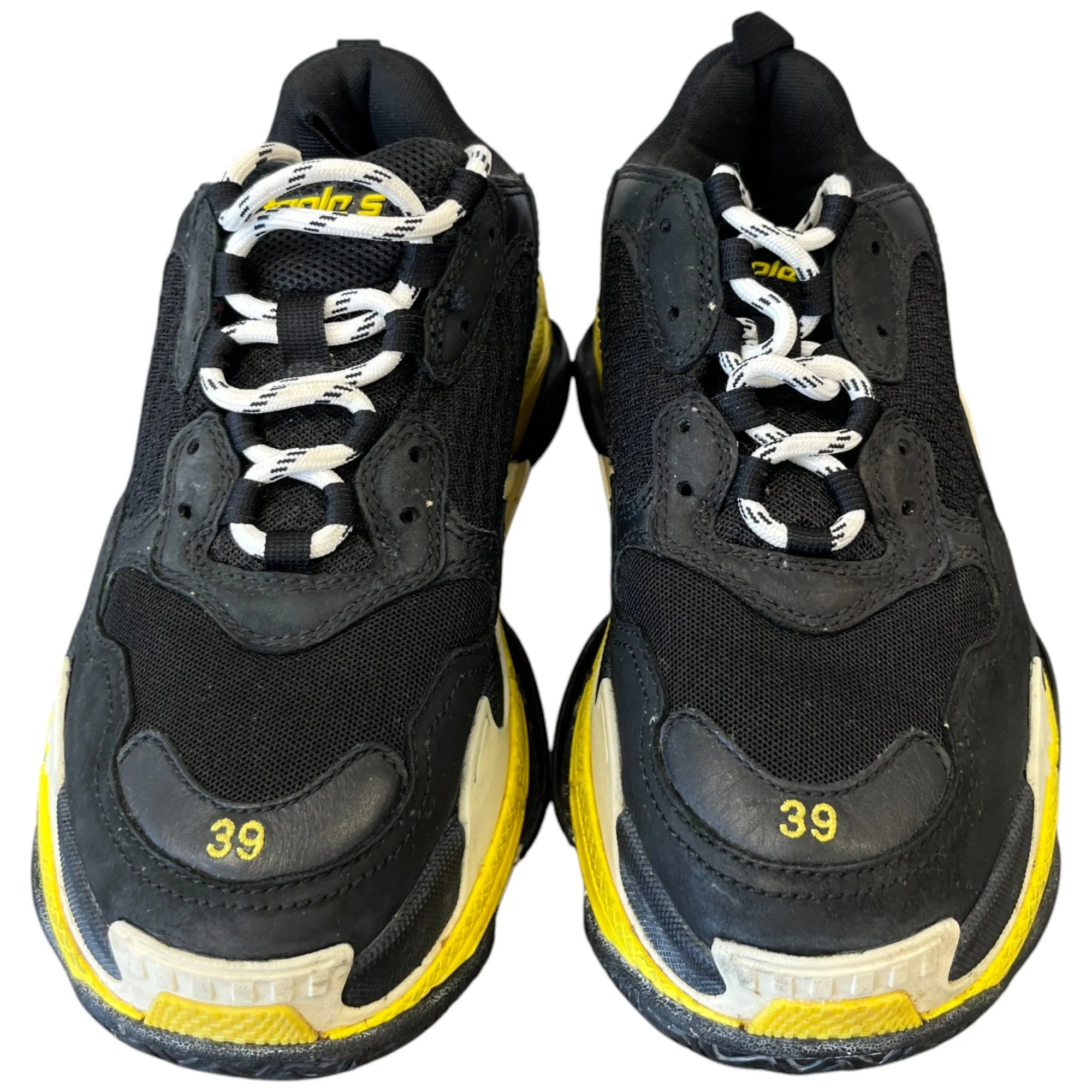 Men's Triple S Low Trainers Black Size EU 39 / UK 5