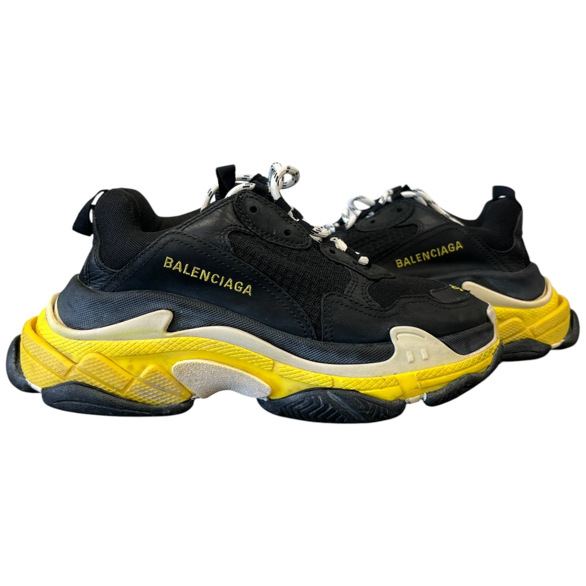 Men's Triple S Low Trainers Black Size EU 39 / UK 5