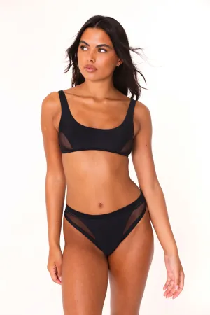 Mesh bikini top