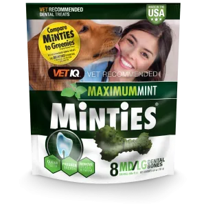 Minties Maximum Mint Medium/Large Dental Chews