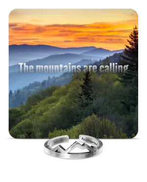 Mountain Inspire Ring - The Mountains are Calling