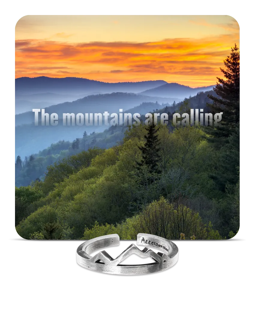 Mountain Inspire Ring - The Mountains are Calling