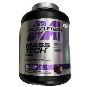 MUSCLETECH™ MASS-TECH® ELITE 6lbs (2.72kg) Chocolate Fudge Cake EXP 26 Jun 2026