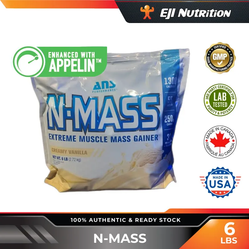 N-Mass Muscle Mass Gainer, 6lbs