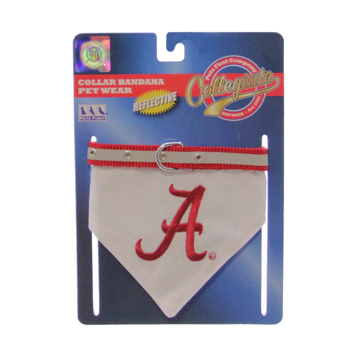 NCAA Dog Collar Bandana Alabama - Medium