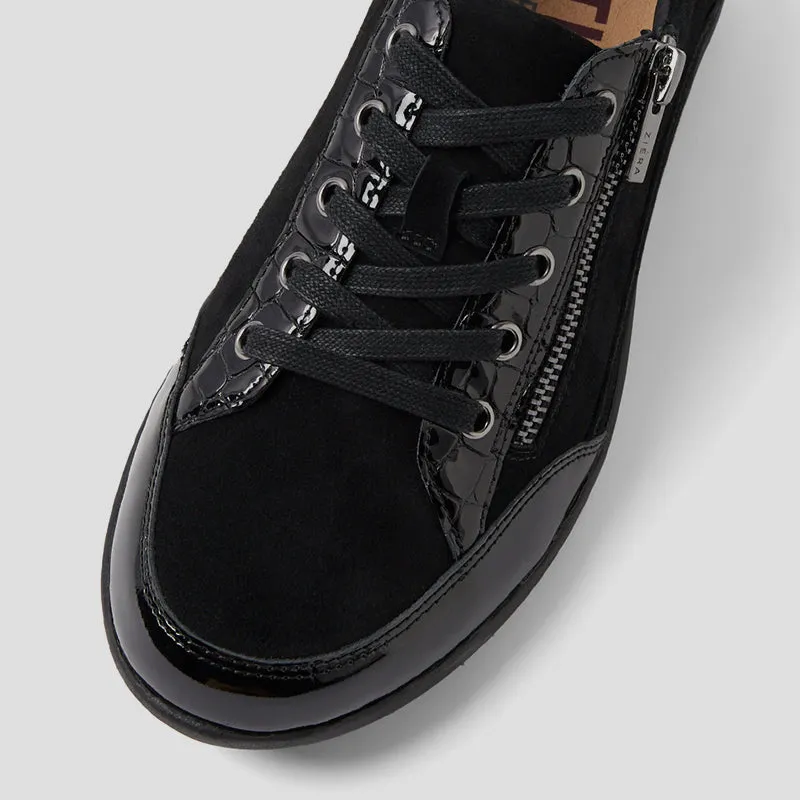 NEALLY - BLACK MIX LEATHER