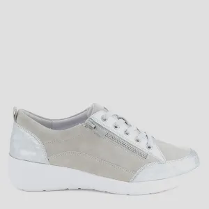 NEALLY - SILVER SCRIBBLE MULTI LEATHER