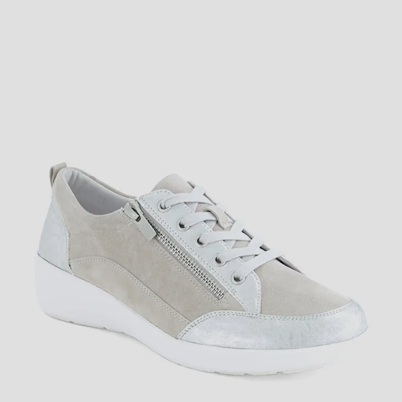 NEALLY - SILVER SCRIBBLE MULTI LEATHER