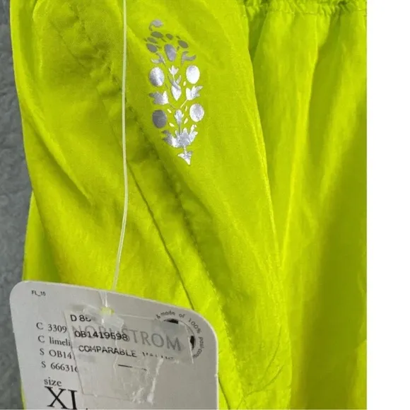 New Free People Movement Summer Way Home SkortLIme Green