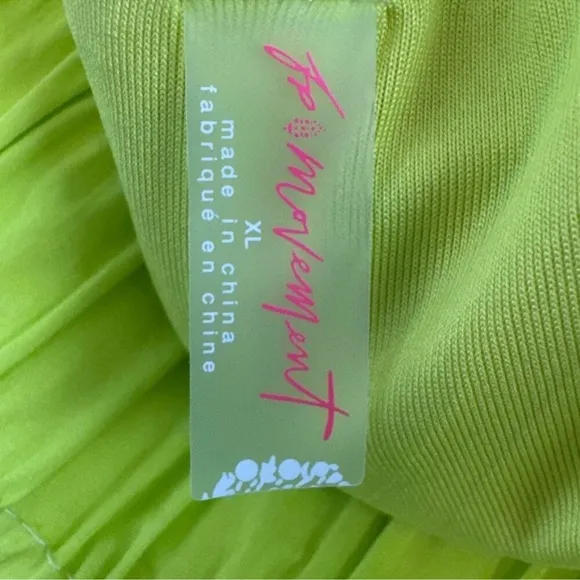 New Free People Movement Summer Way Home SkortLIme Green