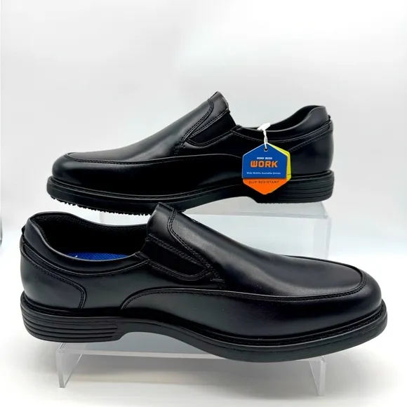 Nunn Bush Men's, Wade Work Moc Toe Slip-On | Black | Size 8M | NWT