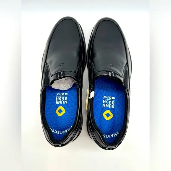 Nunn Bush Men's, Wade Work Moc Toe Slip-On | Black | Size 8M | NWT