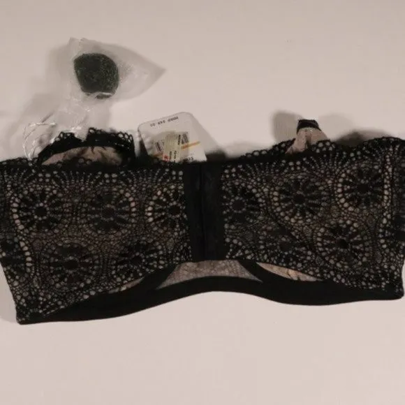 NWT Free People X Revolve Starla Bra in Black