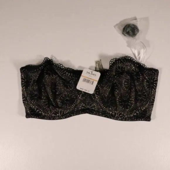 NWT Free People X Revolve Starla Bra in Black