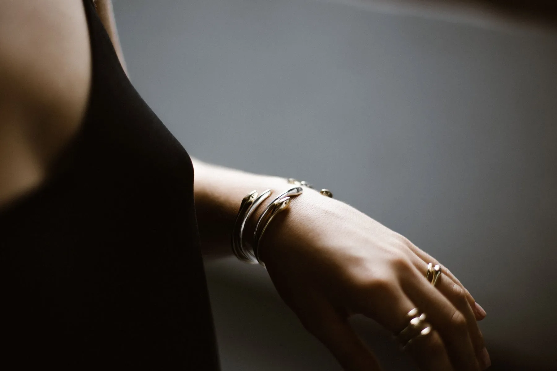 Ouroboros Snake Cuff Bracelet