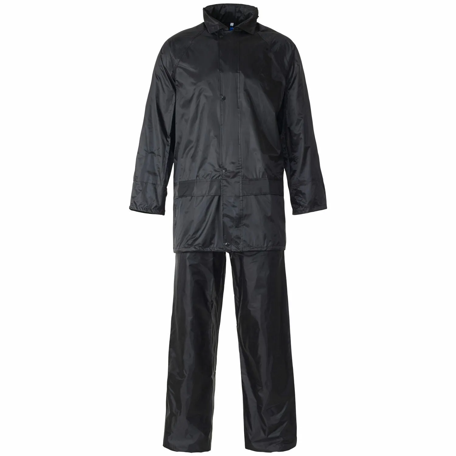 OVERALL MENS HOODED RAINSUIT WATERPROOF WORK WEAR CLOTHING PVC RAIN WEAR SIZE