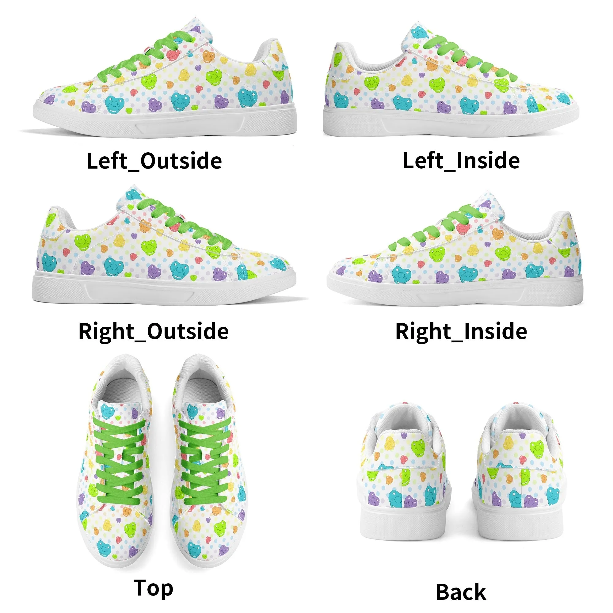 Paci Parade Unisex Low Top Leather Kicks