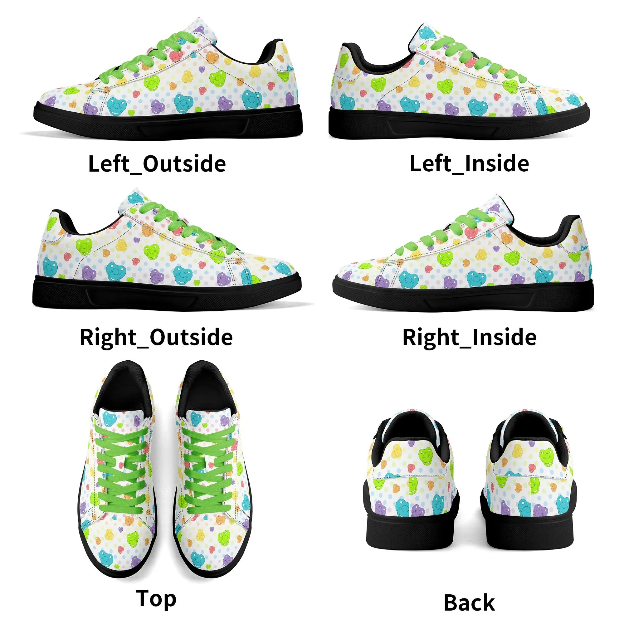 Paci Parade Unisex Low Top Leather Kicks