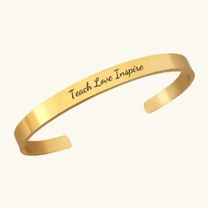 Personalised Cuff Bangle (Ready in 7 days!)