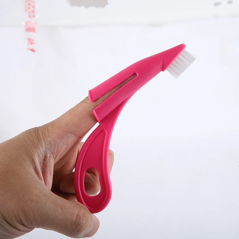 Pet Finger Toothbrush Teddy Dog Brush Bad Breath Tartar Teeth Tool Dog Cat Cleaning Supplies 2 Colors Cat Dog Toothbrushes