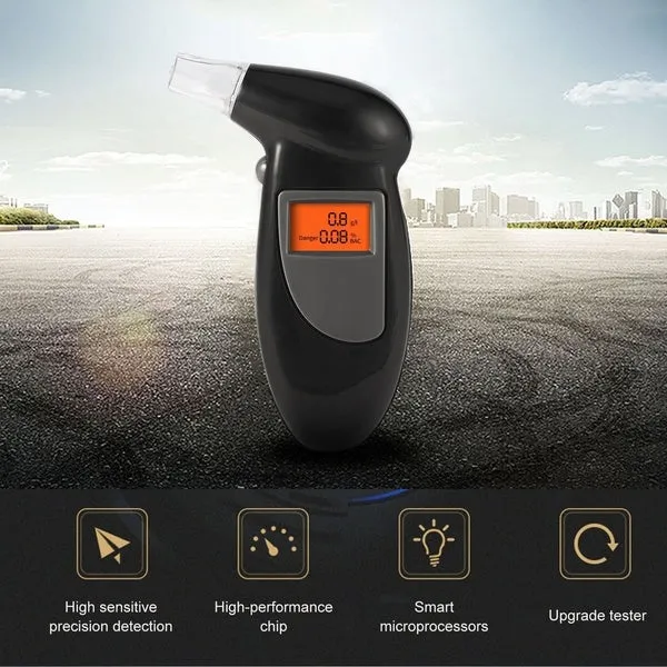 Portable Keychain LED Alcohol Breath Tester Breathalyzer