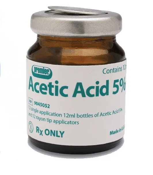 Premier Acetic Acid 5% Liquid, 12 mL Bottle, 12/Box