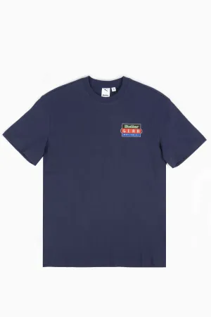 PUMA X BUTTER GOODS GRAPHIC TEE NAVY