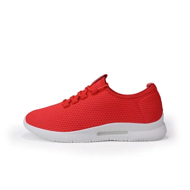 Pure Color Light Casual Shoes Mesh Cloth Men's Shoes Breathable Walking Jogging Shoes Size Men's Shoes 46 Zapatos De Hombre