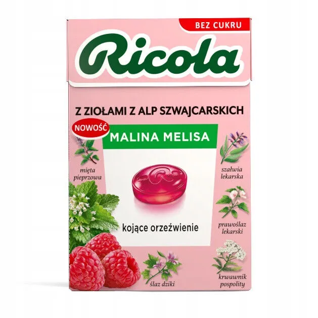 Ricola to relieve the daily mild throat stimulation dry sound hoarse or itchy Ricola Swiss Herbal Sweets 45G