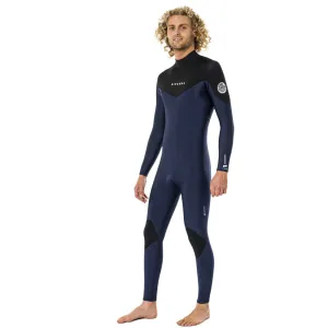 Rip Curl Dawn Patrol 3/2mm Back Zip Summer Wetsuit - Navy