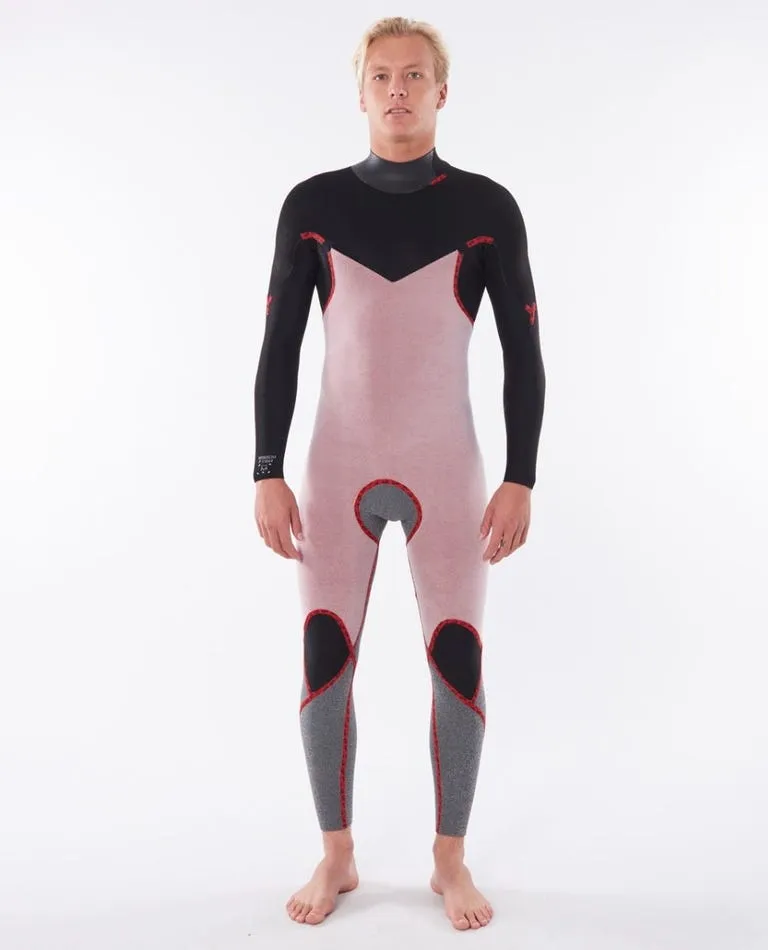 Rip Curl Dawn Patrol B/Zip 43GB Steamer - Mens Black