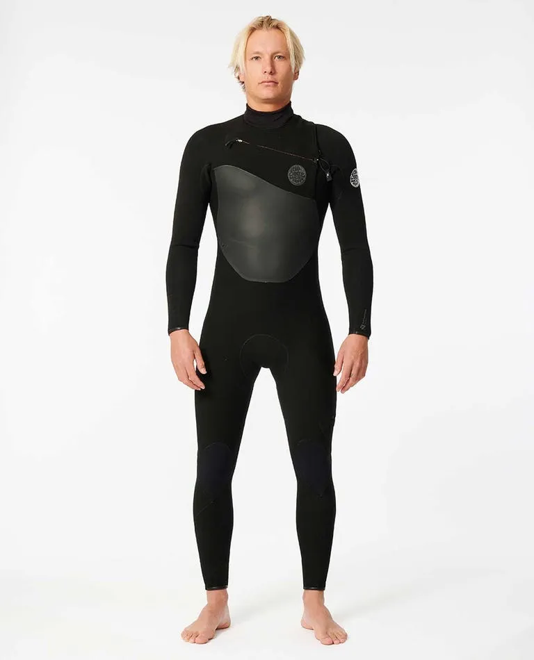 Rip Curl Flashbomb 32 Chest Zip Mens Steamer - Black