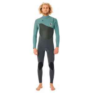 Rip Curl Flashbomb 5/3mm Chest Zip Winter wetsuit  - Muted Green