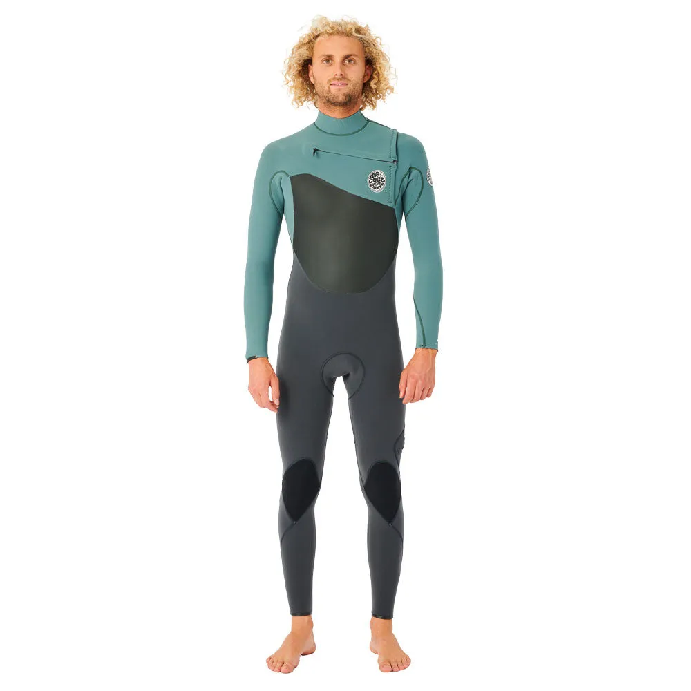Rip Curl Flashbomb 5/3mm Chest Zip Winter wetsuit  - Muted Green