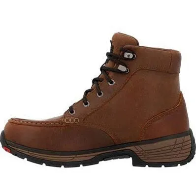 Rocky Men's Treadflex 6" Soft Toe WP Work Boot -Crazy Horse- RKK0466