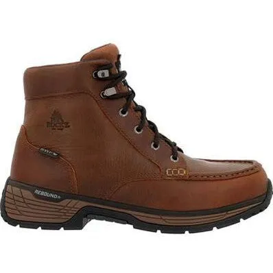 Rocky Men's Treadflex 6" Soft Toe WP Work Boot -Crazy Horse- RKK0466