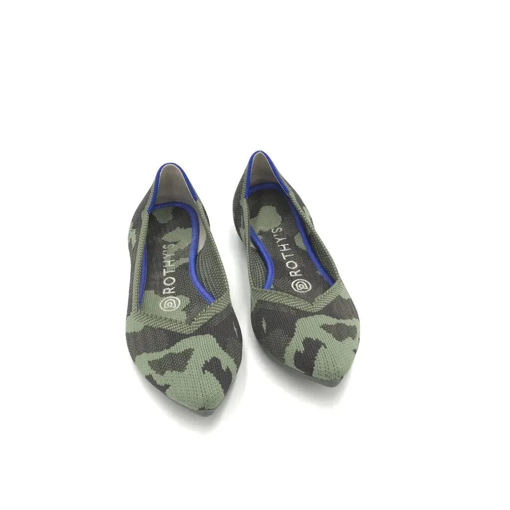 ROTHY'S CAMO BALLET FLAT SHOES