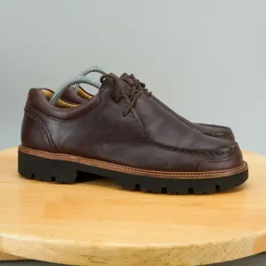 Samuel Hubbard Great North Men's Size 8.5 Shoes Brown Leather Lace-Up Oxford