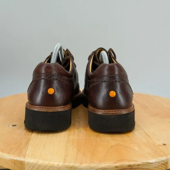 Samuel Hubbard Great North Men's Size 8.5 Shoes Brown Leather Lace-Up Oxford
