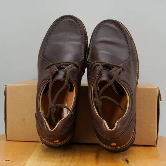 Samuel Hubbard Great North Men's Size 8.5 Shoes Brown Leather Lace-Up Oxford