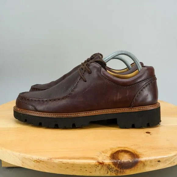 Samuel Hubbard Great North Men's Size 8.5 Shoes Brown Leather Lace-Up Oxford